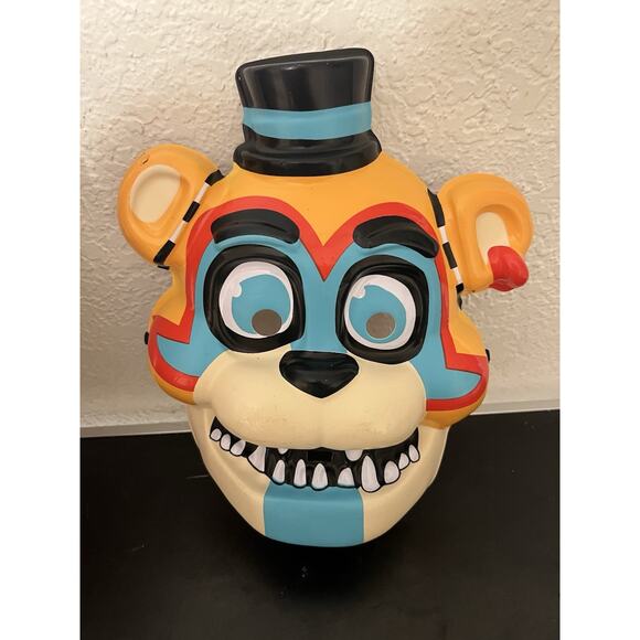 Spirit Halloween FNAF GlamRock Freddy Costume Child Small 4-6 - Picture 2 of 11